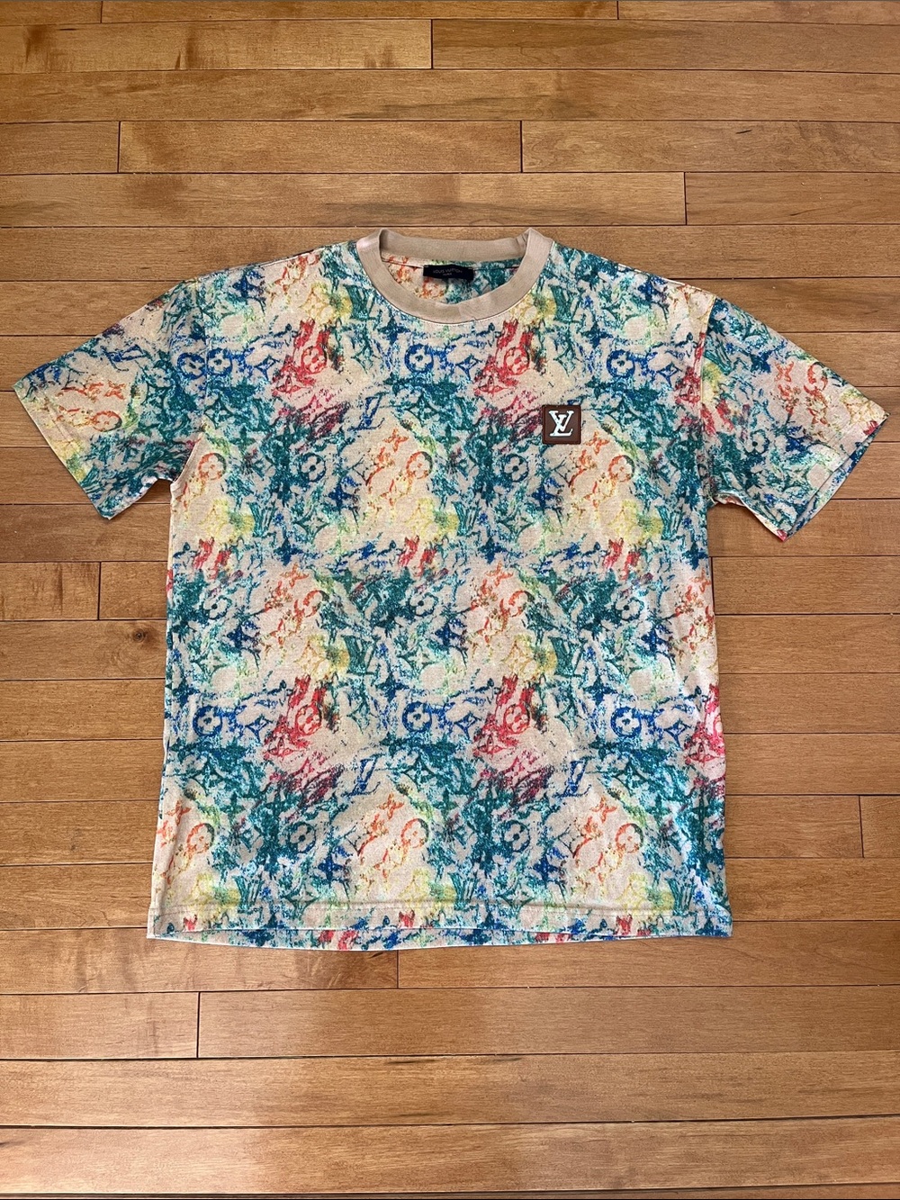 Louis Vuitton Multicolor Abstract Print Short Sleeve Tee